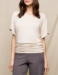 Bamboo Dolman Tunic - Sandshell