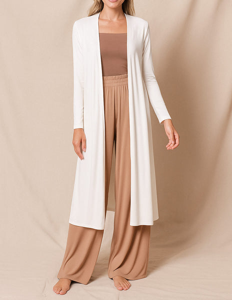 Bamboo Long Cardigan Wrap — Sivana