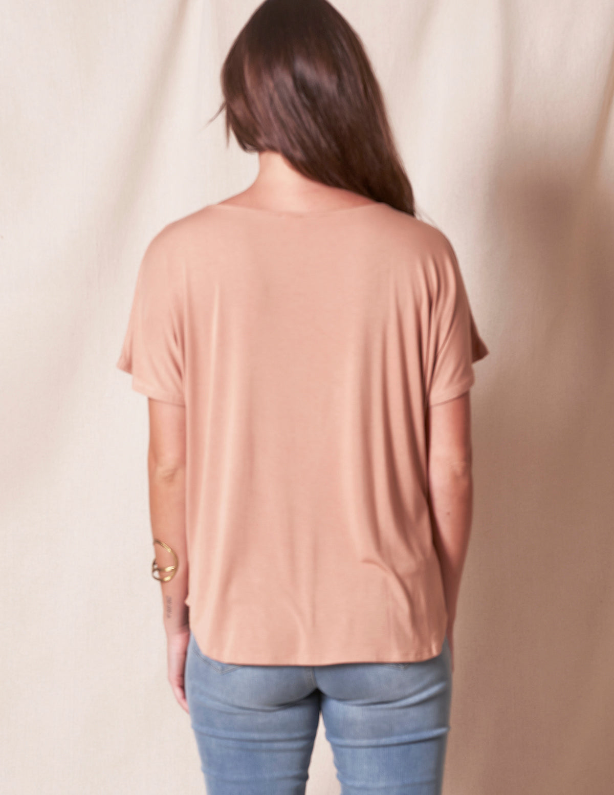 Bamboo Dolman Tee - Camel