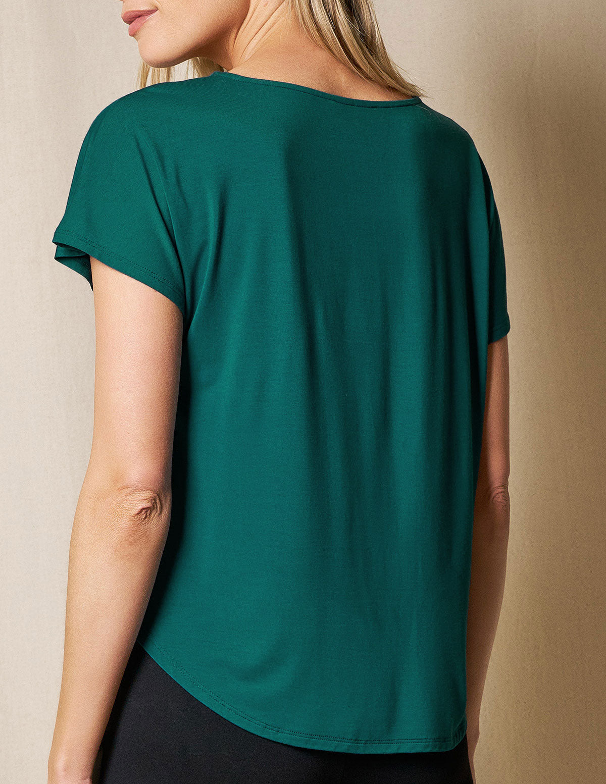 Bamboo Dolman Tee - Teal