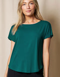 Bamboo Dolman Tee - Teal