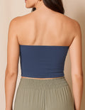 Bamboo Double Layer Bandeau - Navy