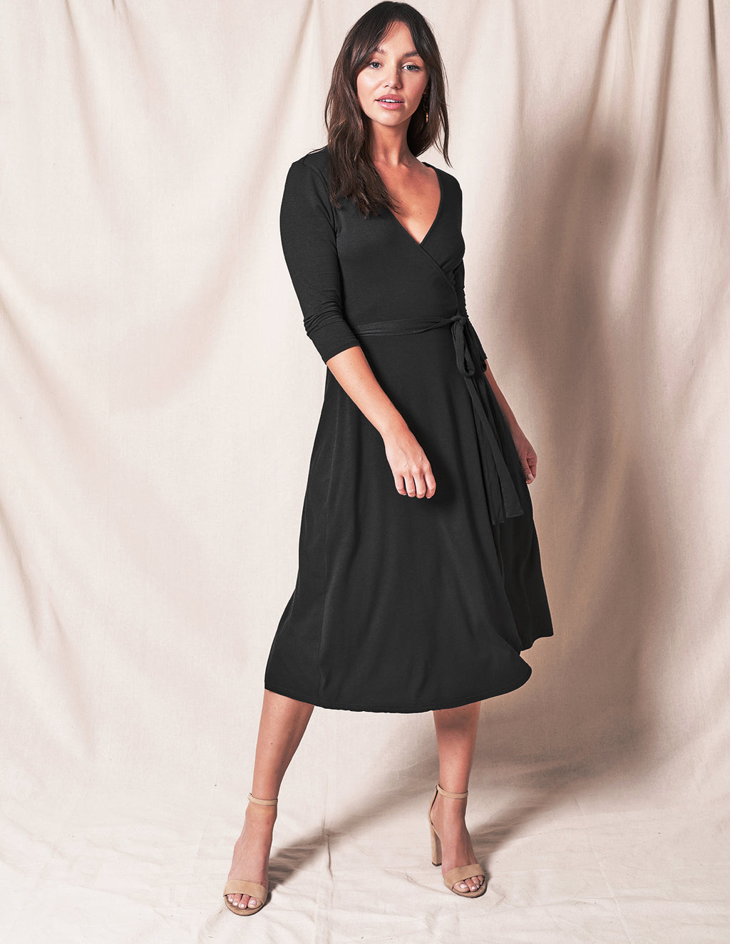 Bamboo / Organic Cotton Wrap Dress