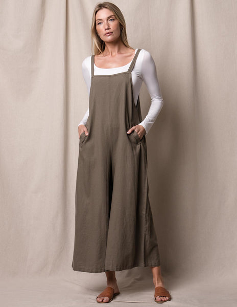 あ*な様 80【試着のみ新品】houseonthehill jumpsuit Linen / Bamboo Jumpsuit — Sivana