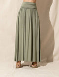 Bamboo Maxi Skirt - Sage