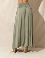 Bamboo Maxi Skirt - Sage