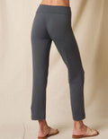 Bamboo / Organic Cotton Flat Waist Ankle Pants - Grey