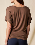 Bamboo Dolman Tunic - Chocolate