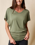 Bamboo Dolman Tunic - Sage