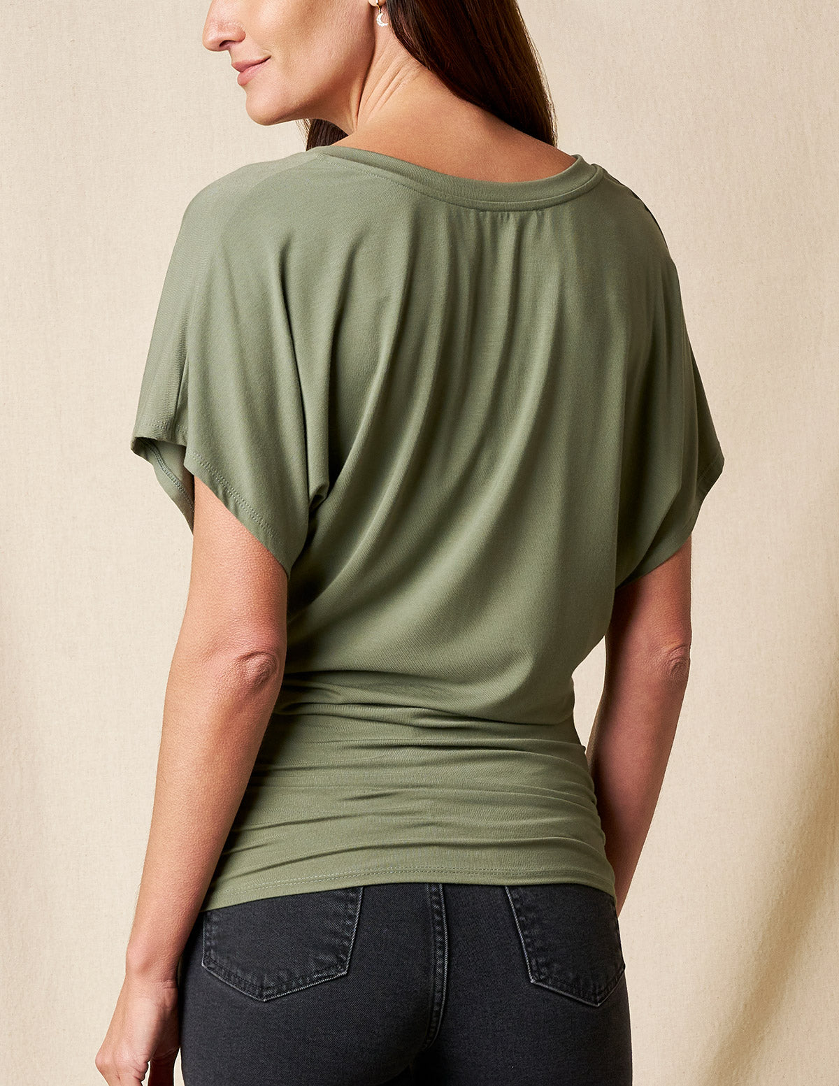 Bamboo Dolman Tunic - Sage