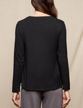 Bamboo 240 Long Sleeve Tee - Black