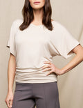 Bamboo Dolman Tunic - Sandshell