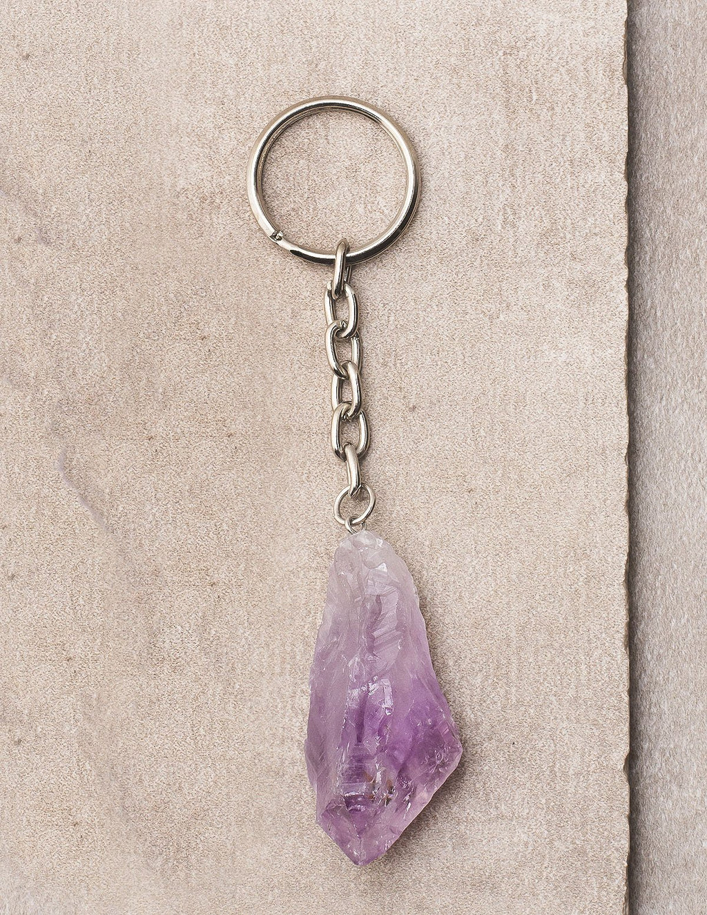 Amethyst Crystal Keychain — Sivana