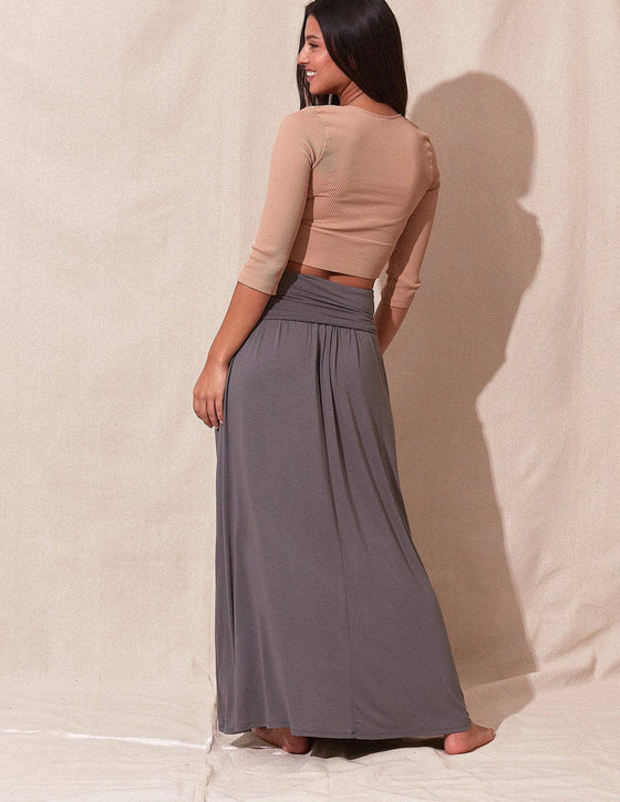 Bamboo Maxi Skirt — Sivana