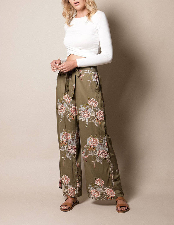 Brenna Flowy Pants - Large Only — Sivana