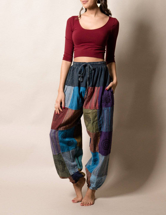 Come Together Patchwork Pants — Sivana