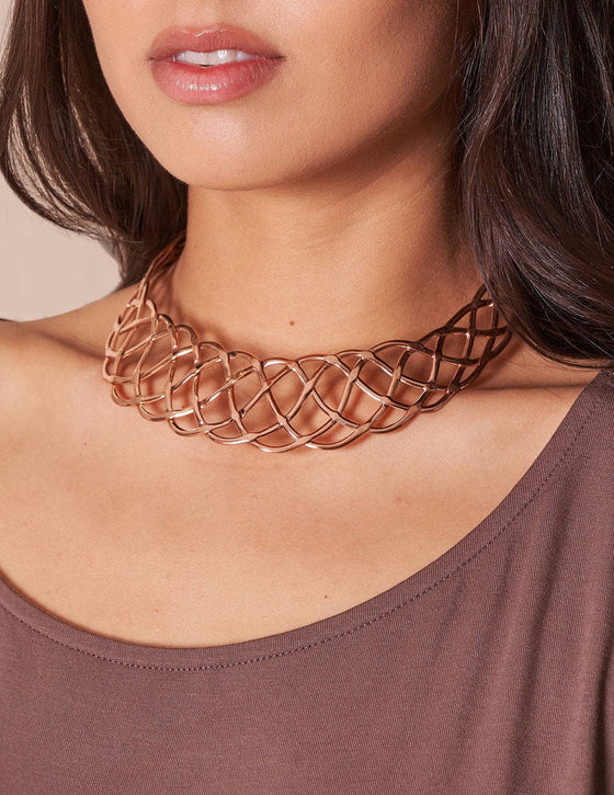 Copper Coil Necklace