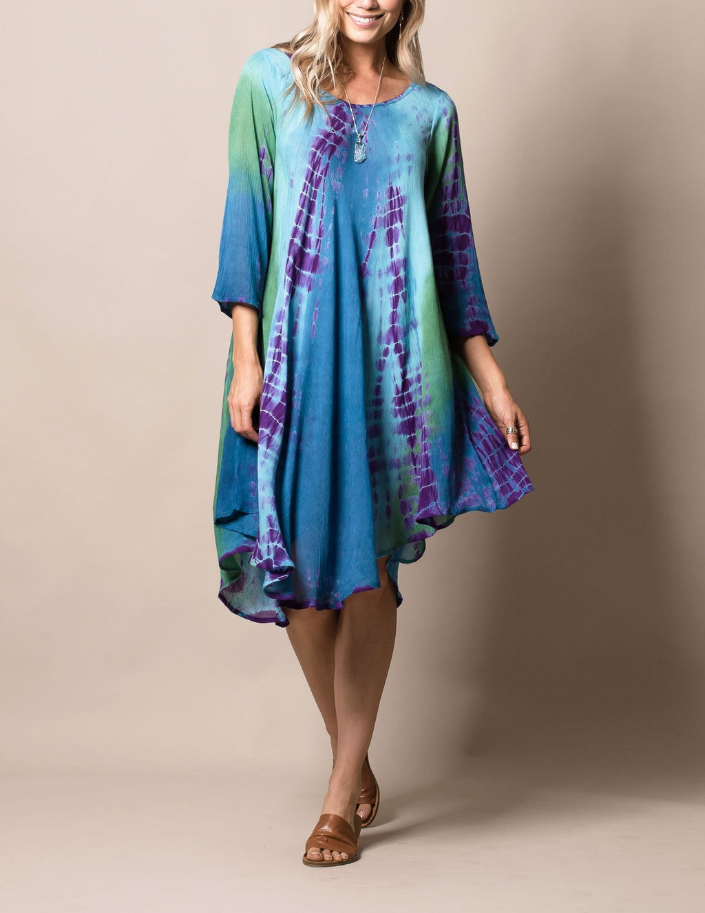 Free Spirit Tie-Dye Dress — Sivana