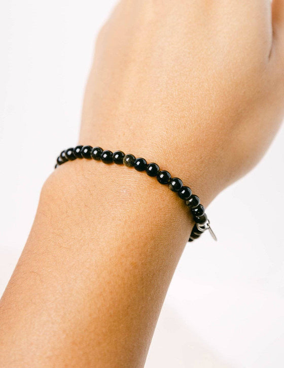 Obsidian Bracelet for Women | Lina Snara