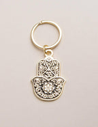 Hamsa Protection Keychain