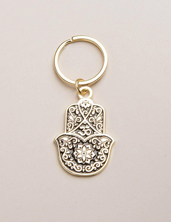Hamsa Protection Keychain — Sivana - Main Image