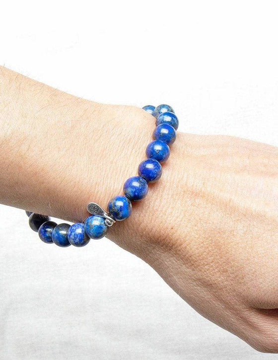 Lapis Lazuli Bracelet, Genuine Lapis Lazuli Beaded Bracelet, 6mm Genuine Lapis  Lazuli Bracelet, 14K Gold Filled Accents, Stackable 0039 - Etsy Singapore