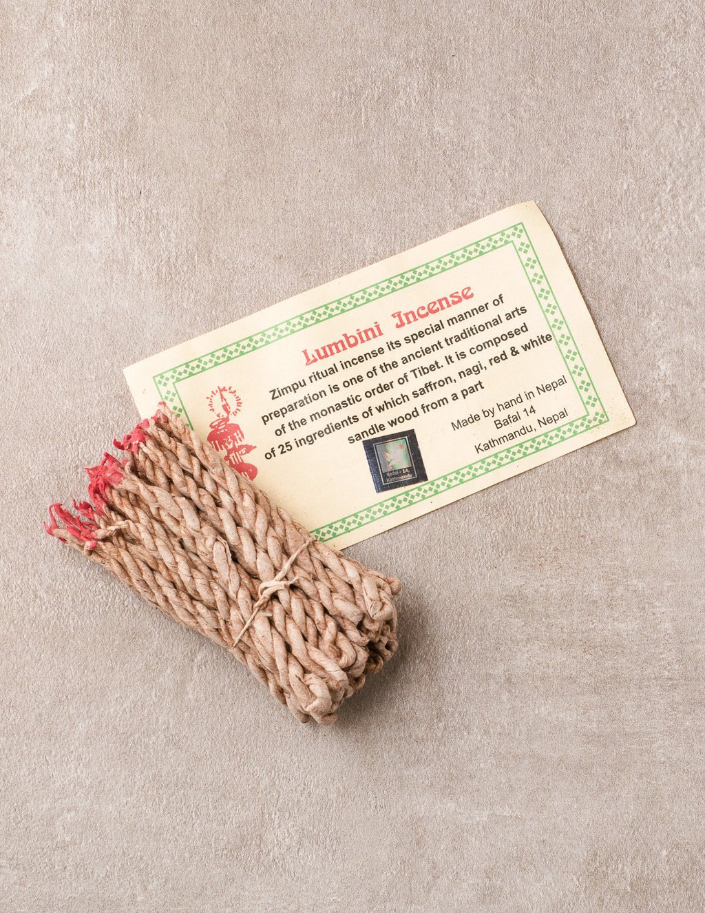 Lumbini Tibetan Rope Incense — Sivana
