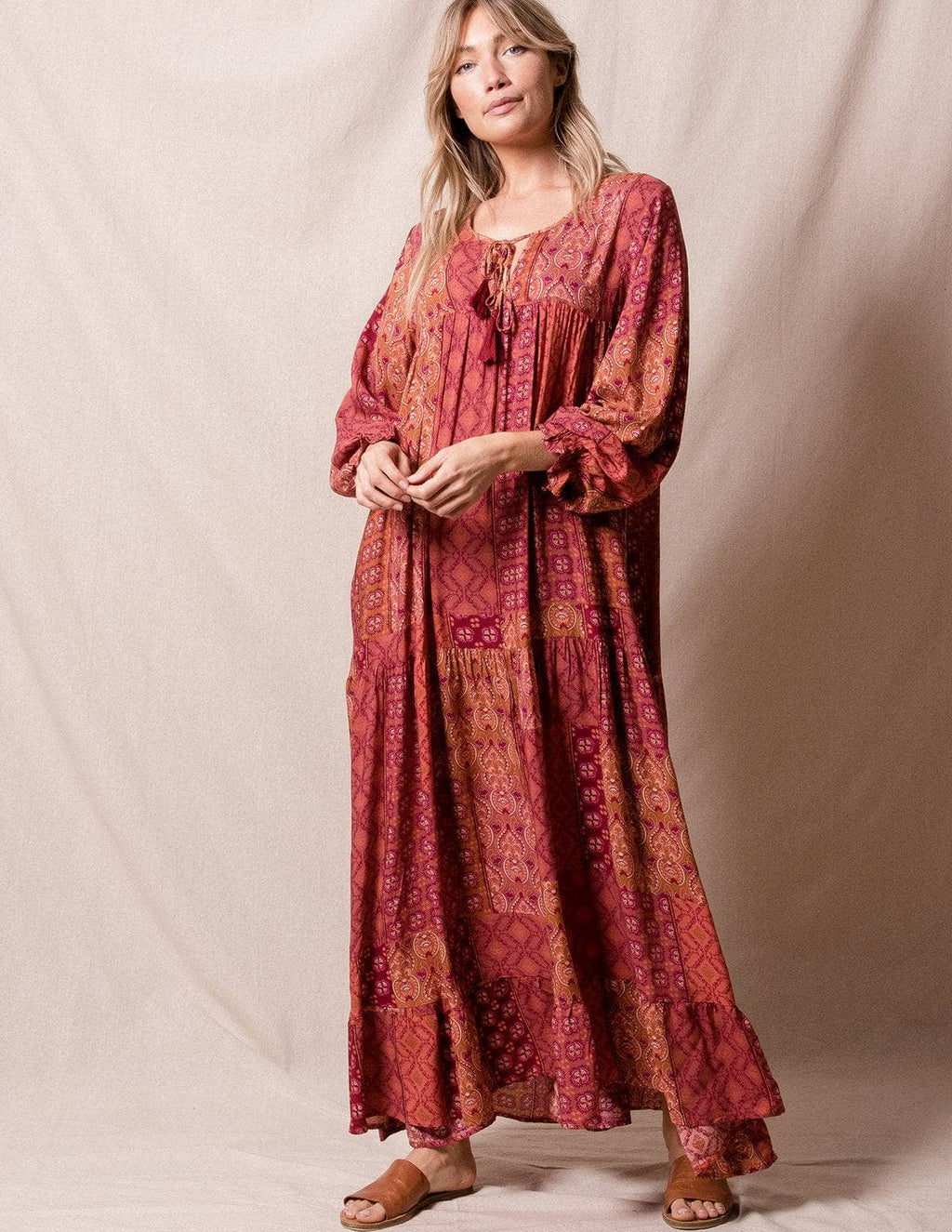 Penelope Maxi Dress - Relaxed Fit - Small Only — Sivana