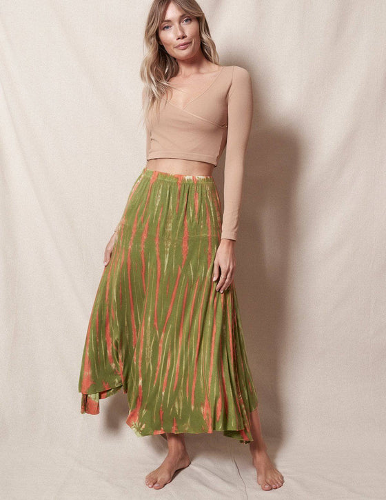 Tie-Dye Maxi Skirt — Sivana