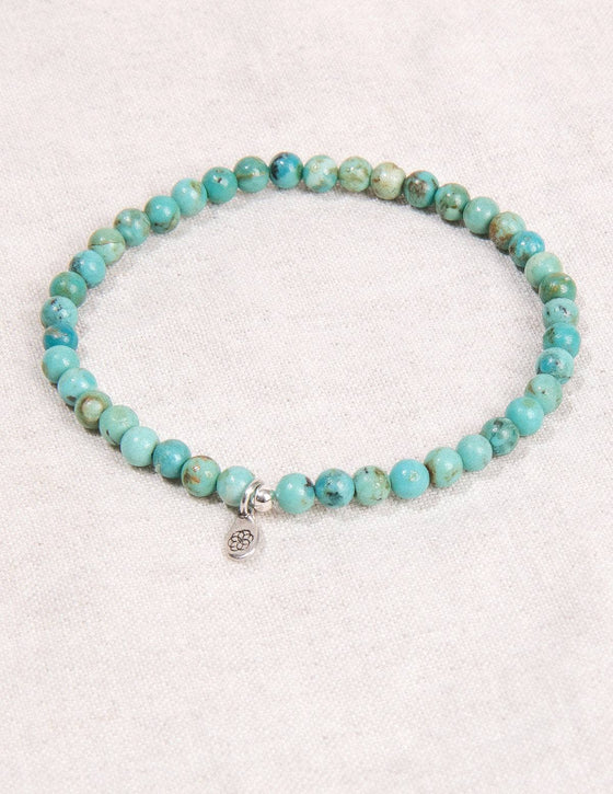 Turquoise Howlite Mini Energy Gemstone Bracelet | SivanaSpirit.com